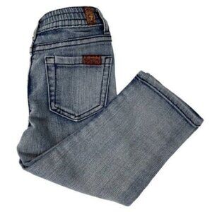 7 For All Mankind 18Months White Washed Blue Jeans